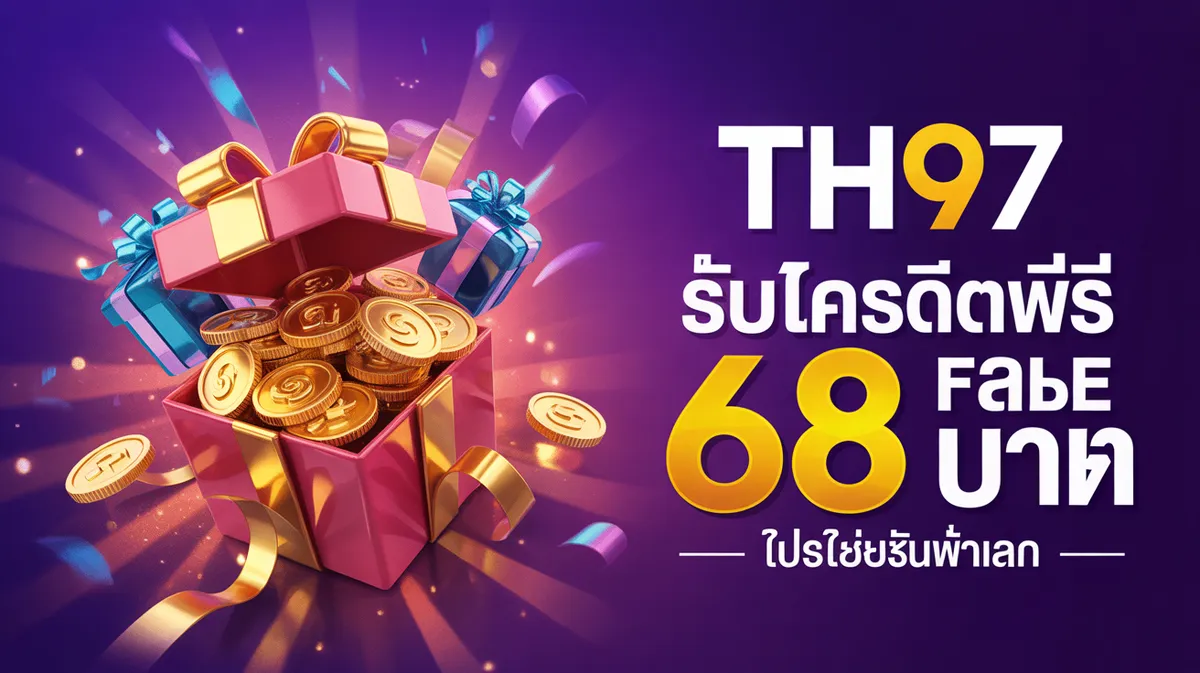 th97 เครดิตฟรี 68 บาท โปรโมชั่นพิเศษ